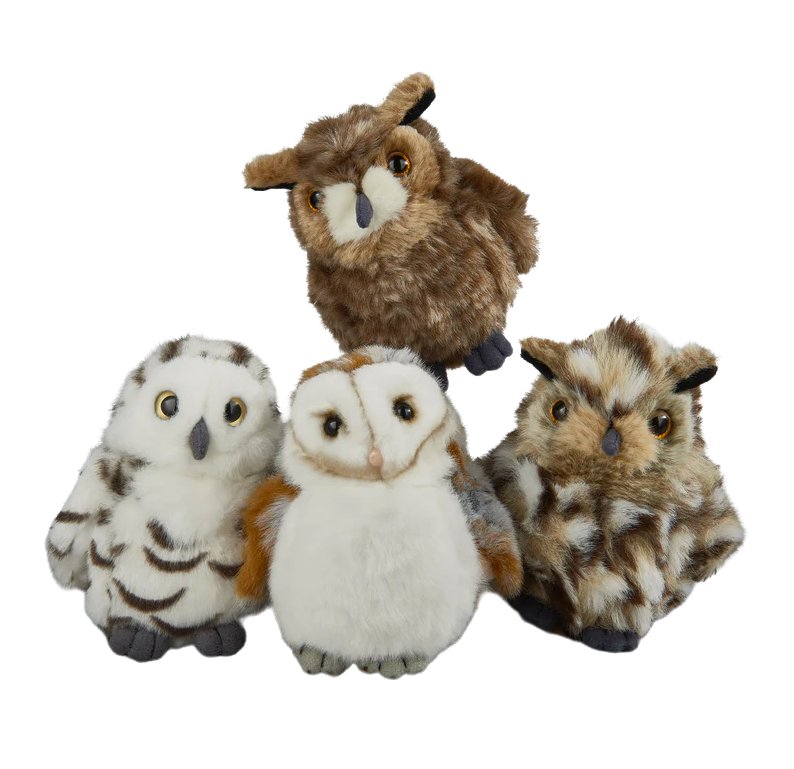 Living Nature Living Nature  Assorted Soft Toy Owls - 13cm