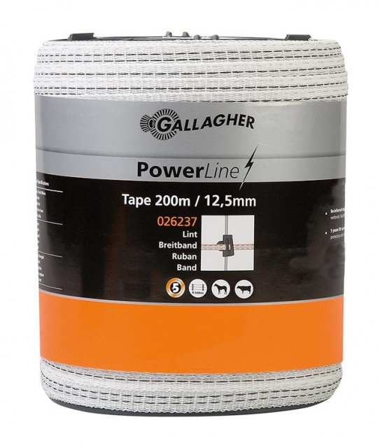 Gallagher Gallagher Poly Tape 12.5mm 200m