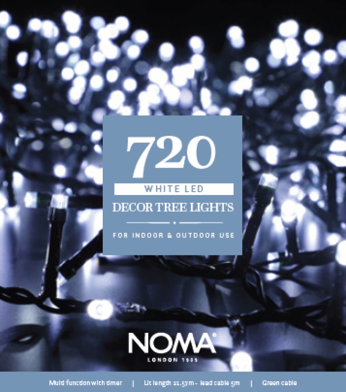 NOMA Multifunction White Tree Lights - 720