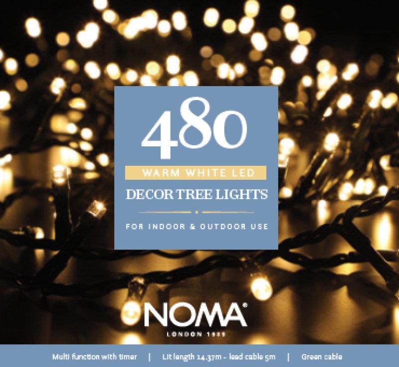 NOMA Multifunction Warm White Tree Lights - 480