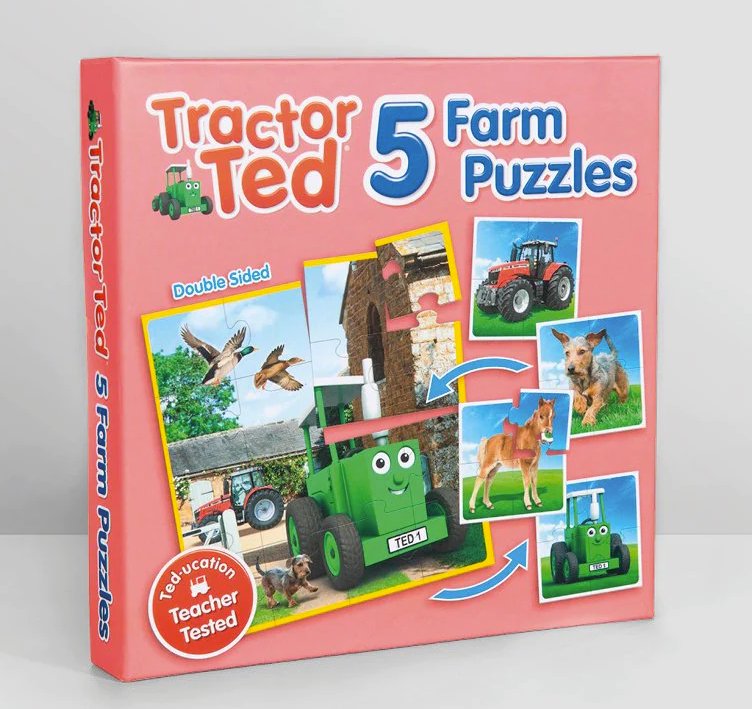 Tractor Ted Tractor Ted 5 Farm Puzzle Lotto