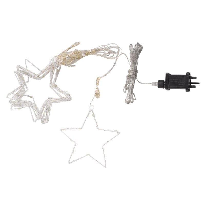 Smart Garden Products Curtain String Lights - Star Warm White