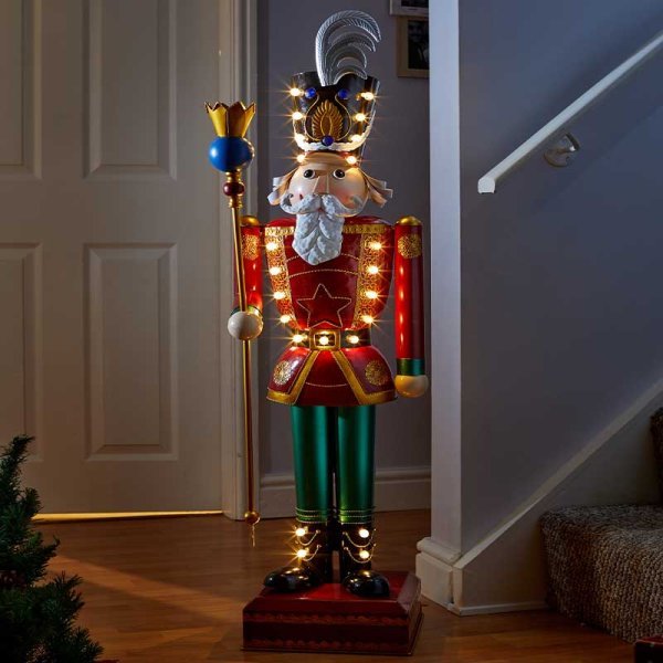 Smart Garden Products Inlit Giant Nutcracker Traditional