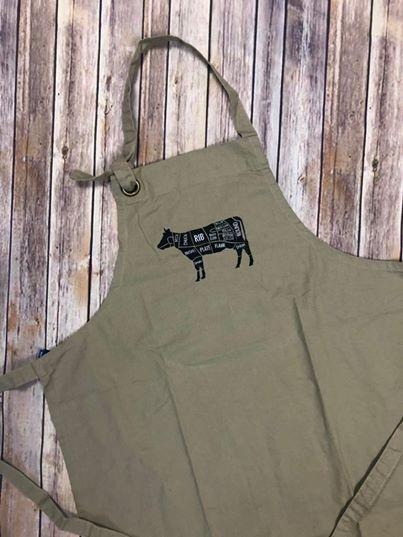 Feathers Country Feathers Country Beef Butchery Apron