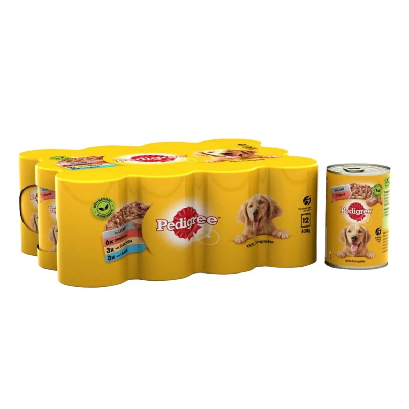 Pedigree Pedigree Loaf Dog Tins - 12 X 400g