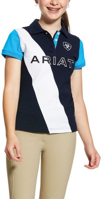 Ariat Ariat Junior Taryn Polo Shirt Navy