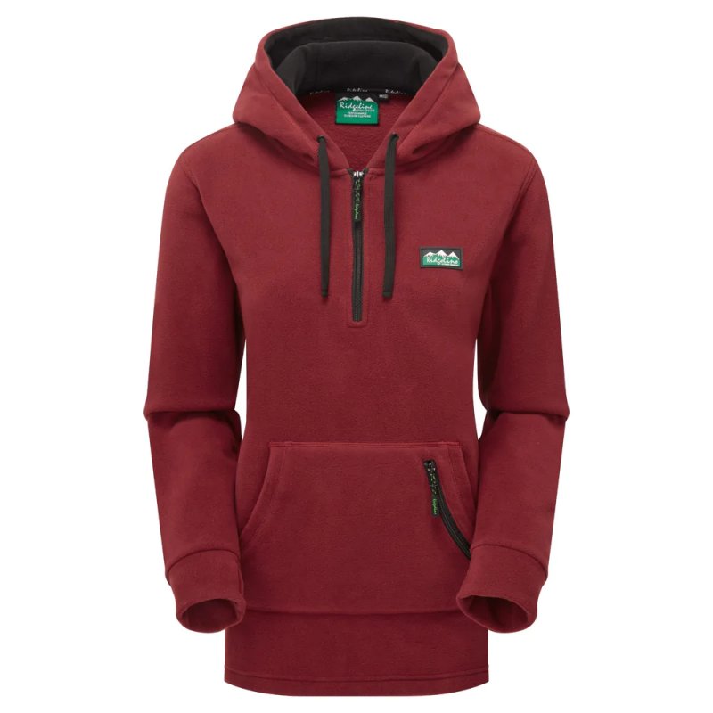 Ridgeline Ridgeline Ballistic Ladies Rhubarb Hoodie