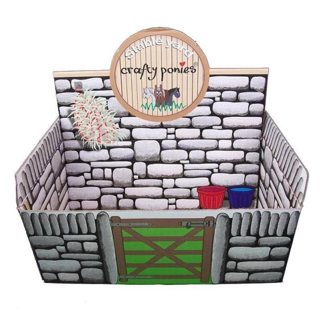 Crafty Ponies Crafty Ponies Cardboard Stable Box - Collection Only