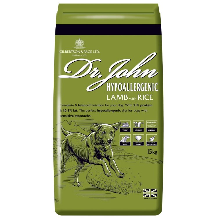 Dr John Dr John Hypoallergenic Lamb & Rice - 15kg