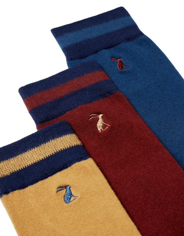 Joules Joules Striking Socks - 3pk