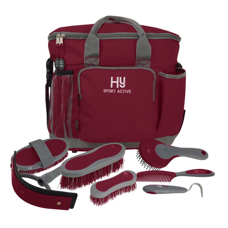 Battles Hy Active Complete Grooming Bag - Vivid Merlot