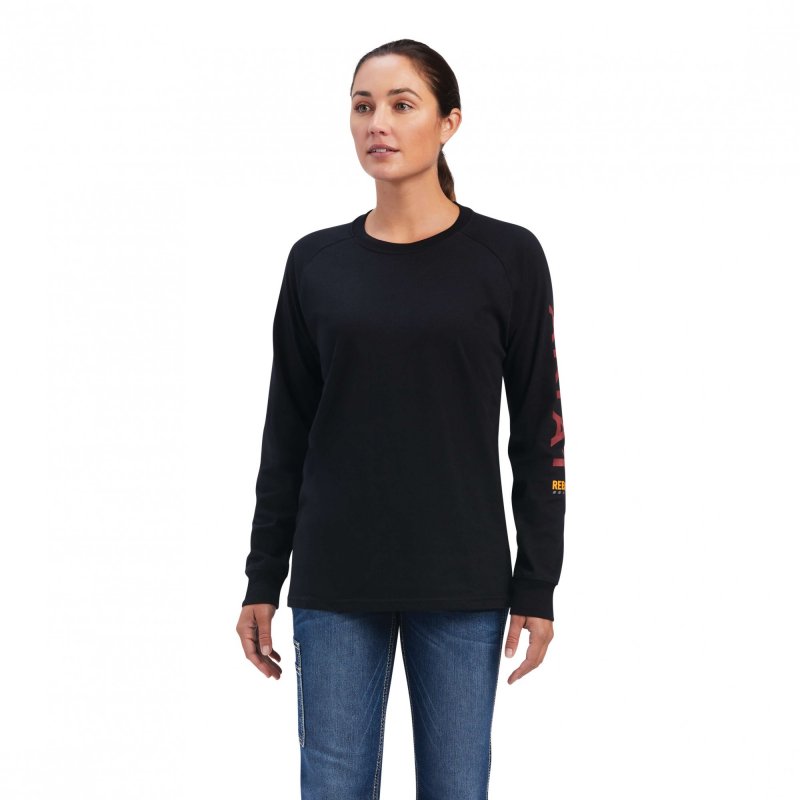 Ariat Ariat Rebar Women's Long Sleeve Cotton Strong Logo