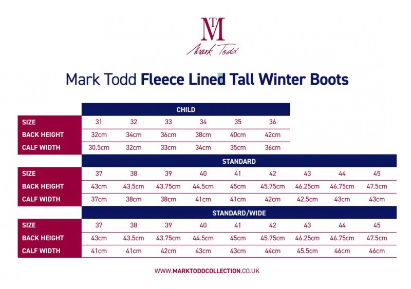 Mark todd fleece lined tall winter boot hotsell