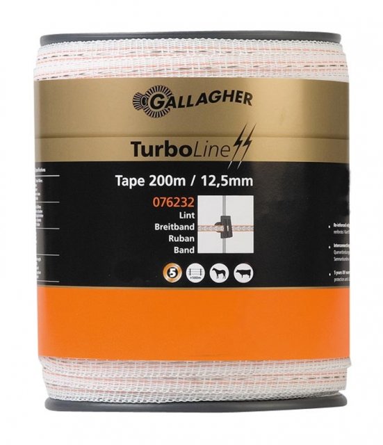 Gallagher Gallagher Turbo Tape 12.5mm 200m