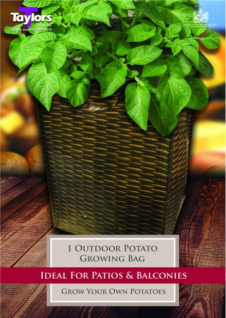 Taylors Bulbs Potato - Growing Bag