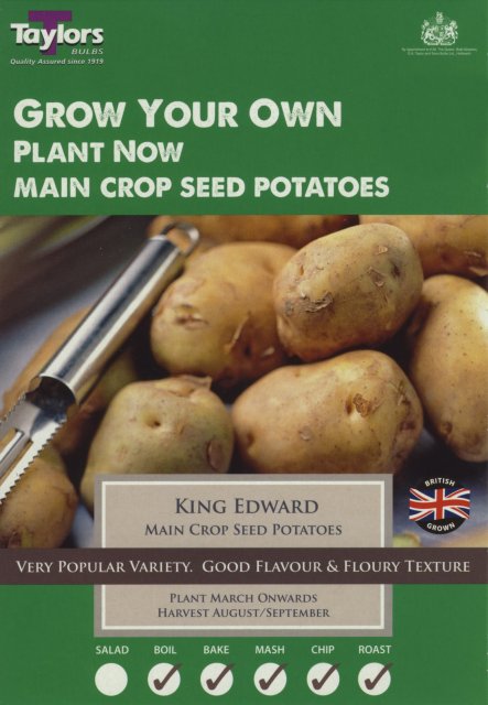 Taylors Bulbs King Edward Potato - 10pk