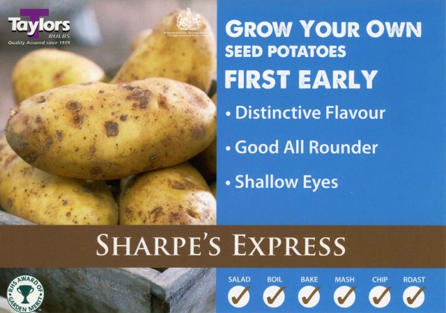 Taylors Bulbs Sharpes Express Seed Potato - 2kg