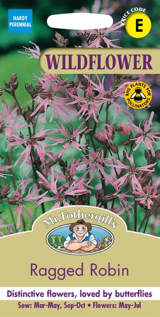 Mr Fothergill's Ragged Robin Wildflower Foth Seeds