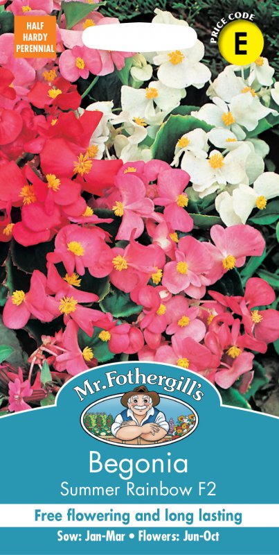 Mr Fothergill's Fothergills Begonia Summer Rainbow F2
