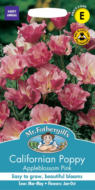 Mr Fothergill's Fothergills Calif Poppy Appleblosson Pink