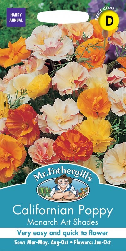 Mr Fothergill's Fothergills Californian Poppy Monarch Art Shades