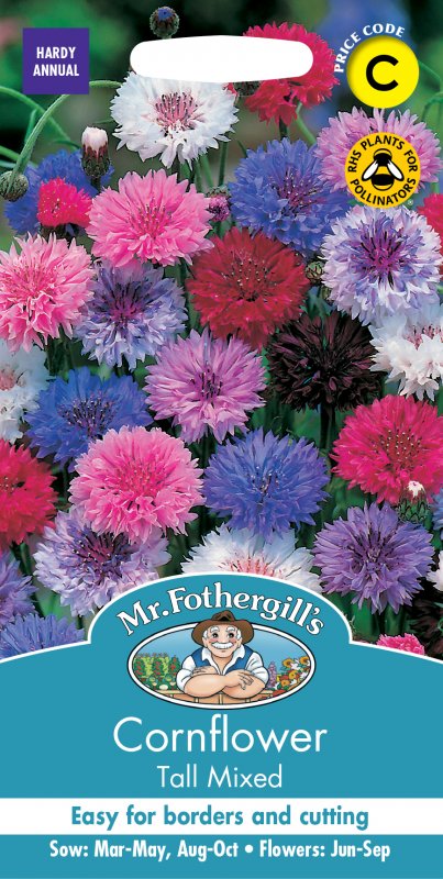Mr Fothergill's Fothergills Cornflower Tall Mixed