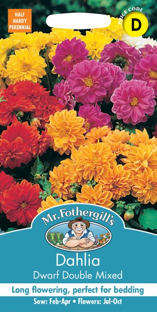 Mr Fothergill's Fothergills Dahlia Dwarf Double Mixed