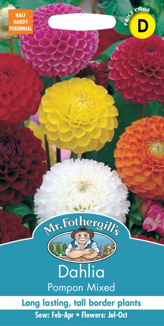 Mr Fothergill's Fothergills Dahlia Pompom Mixed