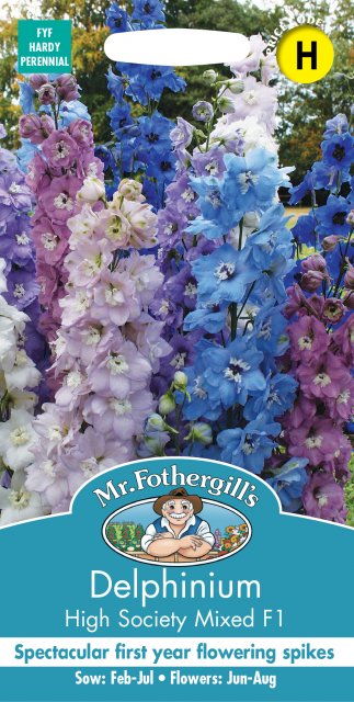 Mr Fothergill's Fothergills Delphinium High Society Mixed