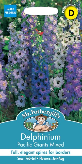 Mr Fothergill's Fothergills Delphinium Pacific Giants Mixed