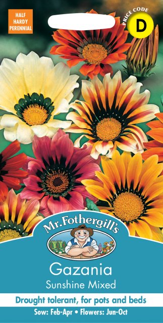 Mr Fothergill's Fothergills Gazania Sunshine Mixed