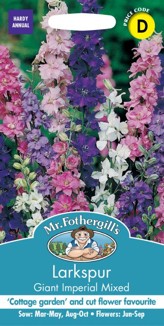 Mr Fothergill's Fothergills Larkspur Giant Imperial Mix