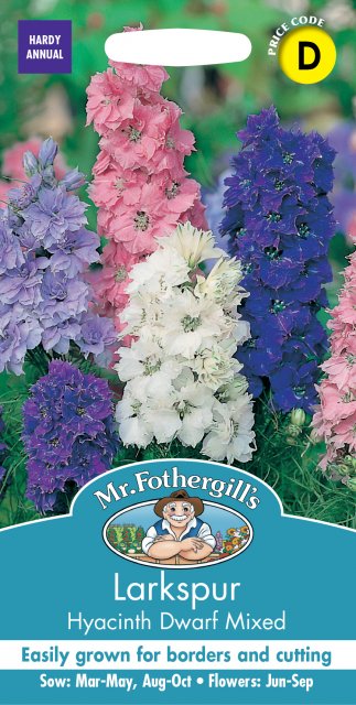 Mr Fothergill's Fothergills Larkspur Hyacinth Dwarf Mix