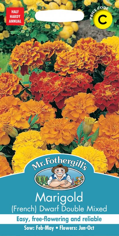 Mr Fothergill's Fothergills Marigold French Dwarf Double Mix