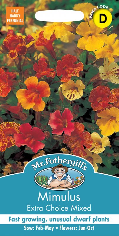 Mr Fothergill's Fothergills Mimulus Extra Choice Mixed