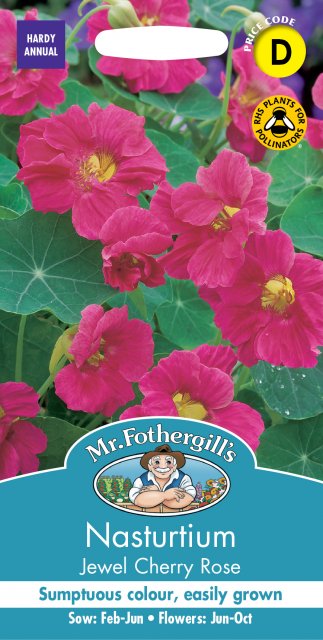 Mr Fothergill's Fothergills Nasturtium Jewel Cherry Rose
