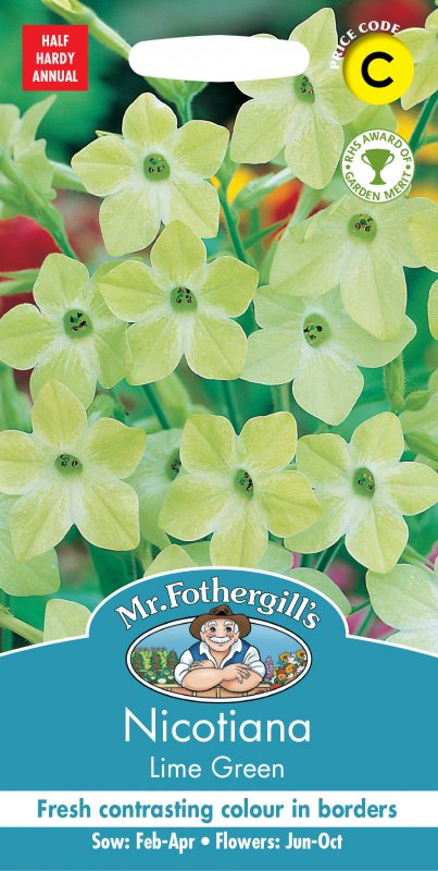 Mr Fothergill's Fothergills Nicotiana Lime Green