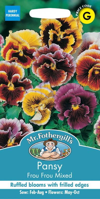 Mr Fothergill's Fothergills Pansy Frou Frou Mixed