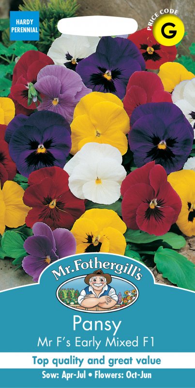 Mr Fothergill's Fothergills Pansy Mr F's Early Mixed F1