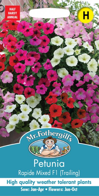 Mr Fothergill's Fothergill Petunia Trailing Rapide Mixed