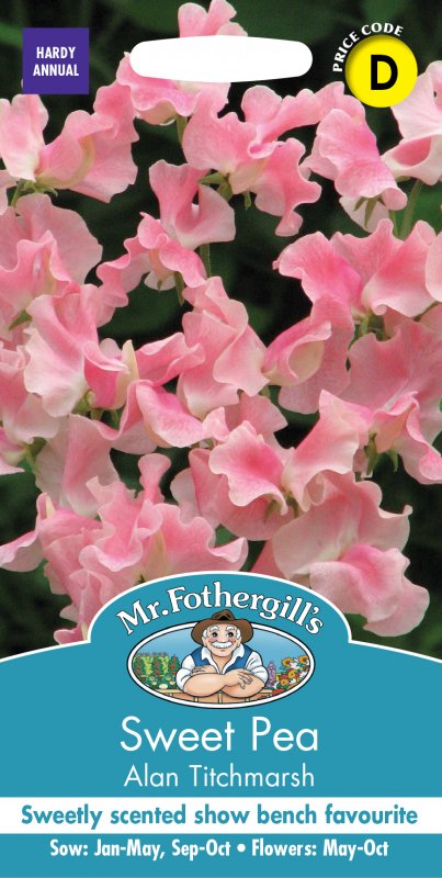 Mr Fothergill's Fothergills Sweet Pea Alan Titchmarsh