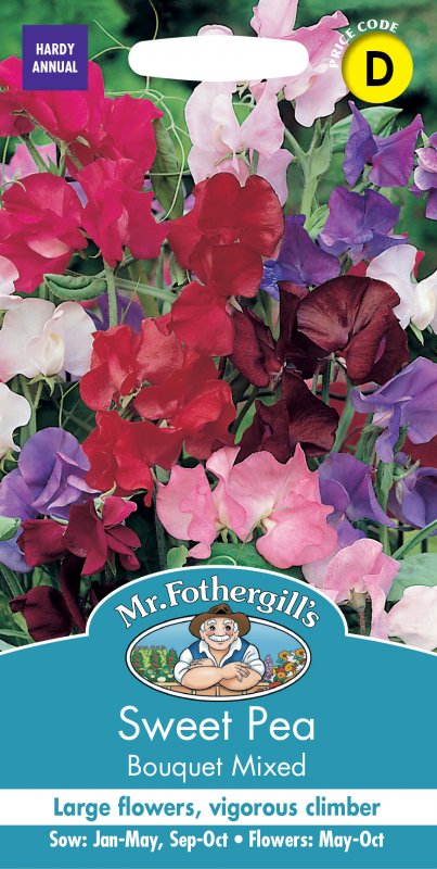 Mr Fothergill's Fothergills Sweet Pea Bouquet Mixed