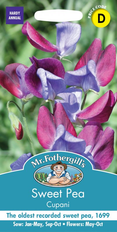 Mr Fothergill's Fothergills Sweet Pea Cupani