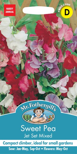 Mr Fothergill's Fothergills Sweet Pea Jet Set Mixed