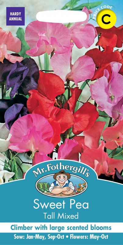 Mr Fothergill's Fothergills Sweet Pea Tall Mixed