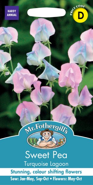 Mr Fothergill's Fothergills Sweet Pea Turquoise Lagoon