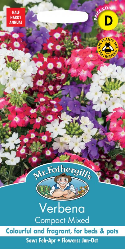 Mr Fothergill's Fothergills Verbena Compact Mixed