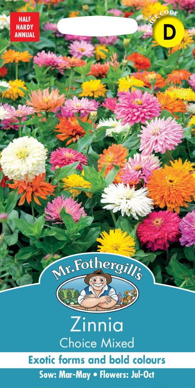 Mr Fothergill's Fothergills Zinnia Choice Mixed