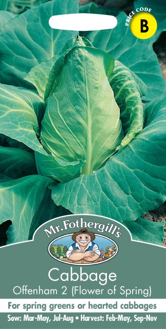 Mr Fothergill's Fothergills Cabbage Offenham 2 Flower Spring