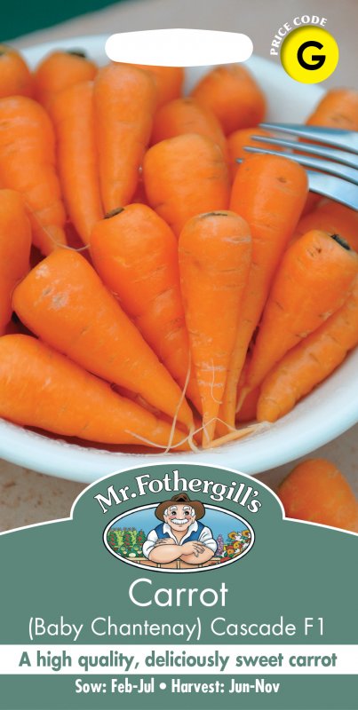 Mr Fothergill's Fothergills Carrot Baby Chantenay Cascade